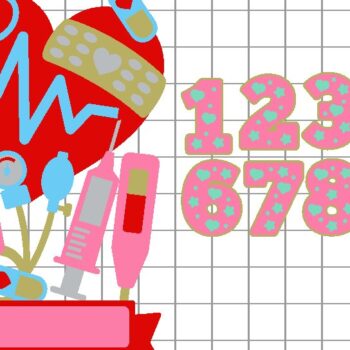 Intra απο ξύλο plywood 3mm-4mm πάχος – Nurse Cake Topper 3D Δίασταση  20x20 cm INTRAFABR-116482078 - Image 2