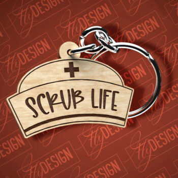 Intra απο ξύλο plywood 3mm-4mm πάχος –  κοπής λέιζερ μπρελόκ νοσοκόμας | CNC Δίασταση  5x5 cm INTRAFABR-87670627 - Image 4