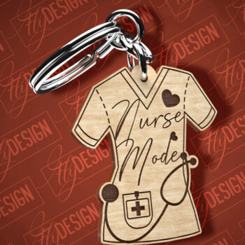 Intra απο ξύλο plywood 3mm-4mm πάχος – κοπής λέιζερ μπρελόκ νοσοκόμας | CNC Δίασταση 5x5 cm INTRAFABR-87670627 - Image 10