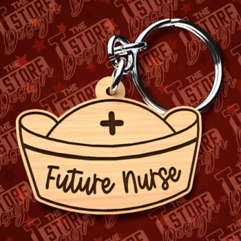 Intra απο ξύλο plywood 3mm-4mm πάχος – κοπής λέιζερ μπρελόκ νοσοκόμας | CNC Δίασταση 5x5 cm INTRAFABR-91056598 - Image 1