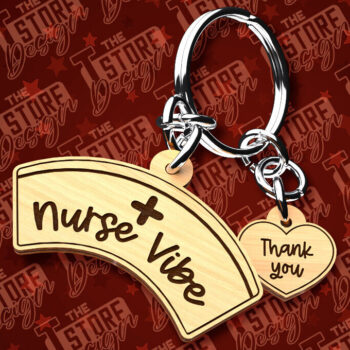 Intra απο ξύλο plywood 3mm-4mm πάχος – κοπής λέιζερ μπρελόκ νοσοκόμας | CNC Δίασταση 5x5 cm INTRAFABR-91056652 - Image 6