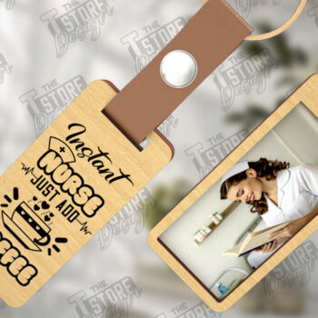 Intra απο ξύλο plywood 3mm-4mm πάχος – Μπρελόκ νοσοκόμας με δέσμη φωτογραφιών | CNC Δίασταση 5x5 cm INTRAFABR-111798960 - Image 6