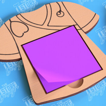 Intra απο ξύλο plywood 3mm-4mm πάχος – Κάτοχος σημειώματος νοσοκόμας | Θήκη για κολλώδη σημειώματα Δίασταση 20x20 cm INTRAFABR-101556065 - Image 1