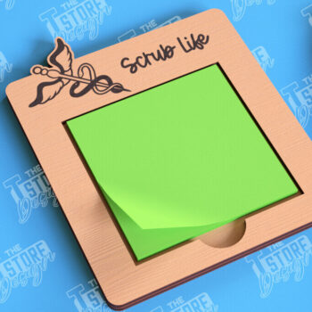 Intra απο ξύλο plywood 3mm-4mm πάχος – Κάτοχος σημειώματος νοσοκόμας | Θήκη για κολλώδη σημειώματα Δίασταση 20x20 cm INTRAFABR-101556069 - Image 1