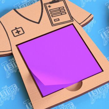 Intra απο ξύλο plywood 3mm-4mm πάχος – Πακέτο κοπής με λέιζερ θήκης σημειωματάριων νοσοκόμας Δίασταση 20x20 cm INTRAFABR-101556239 - Image 6