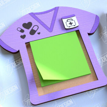 Intra απο ξύλο plywood 3mm-4mm πάχος – Δέσμη κοπής με λέιζερ θήκες για σημειωματάρια νοσοκόμας Δίασταση 20x20 cm INTRAFABR-114813881 - Image 9