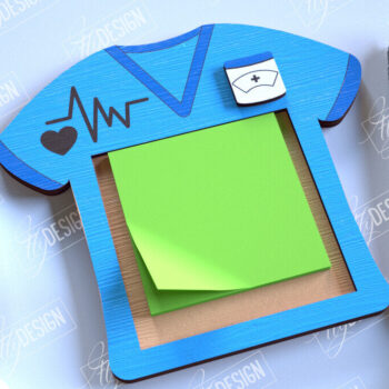 Intra απο ξύλο plywood 3mm-4mm πάχος – Δέσμη κοπής με λέιζερ θήκες για σημειωματάρια νοσοκόμας Δίασταση 20x20 cm INTRAFABR-114813881 - Image 10