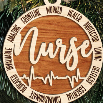 Intra απο ξύλο plywood 3mm-4mm πάχος – Στολίδια νοσοκόμας Δίασταση  20x20 cm INTRAFABR-123640301 - Image 1