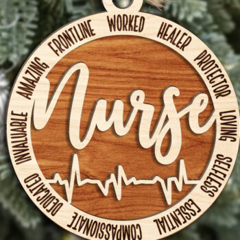 Intra απο ξύλο plywood 3mm-4mm πάχος – Στολίδια νοσοκόμας Δίασταση  20x20 cm INTRAFABR-123640301 - Image 2