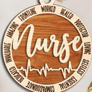 Intra απο ξύλο plywood 3mm-4mm πάχος – Στολίδια νοσοκόμας Δίασταση  20x20 cm INTRAFABR-123640301 - Image 3