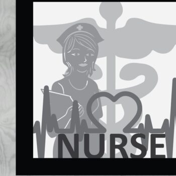 Intra απο ξύλο plywood 3mm-4mm πάχος – Nurse Shadow Box Δίασταση  20x20 cm INTRAFABR-10854103 - Image 1