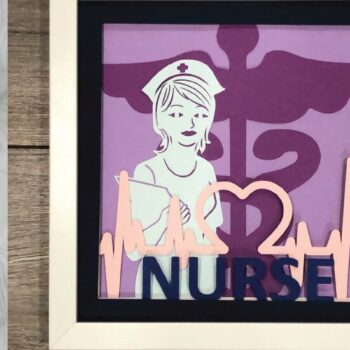 Intra απο ξύλο plywood 3mm-4mm πάχος – Nurse Shadow Box Δίασταση  20x20 cm INTRAFABR-10854103 - Image 3