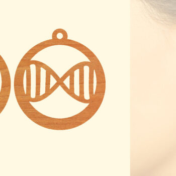 Intra απο ξύλο plywood 3mm-4mm πάχος – Ξύλινα σκουλαρίκια Nurse Δίασταση  5x5 cm INTRAFABR-97190422 - Image 1