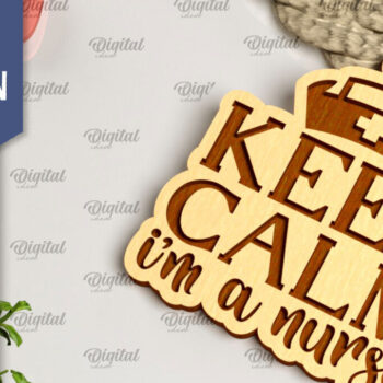 Intra απο ξύλο plywood 3mm-4mm πάχος – Nurse Ξύλινα μπρελόκ Πακέτο κοπής με λέιζερ Δίασταση  5x5 cm INTRAFABR-104301696 - Image 12