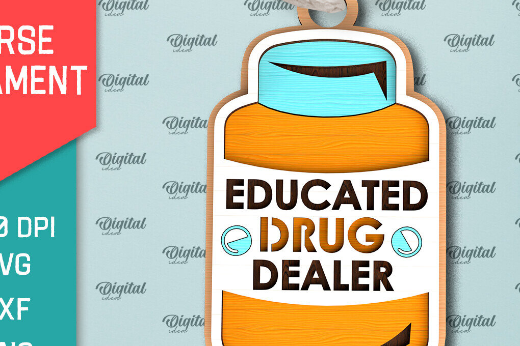 Intra απο ξύλο plywood 3mm-4mm πάχος – Νοσοκόμα Ξύλινο Στολίδι Δίασταση  20x20 cm INTRAFABR-99552836