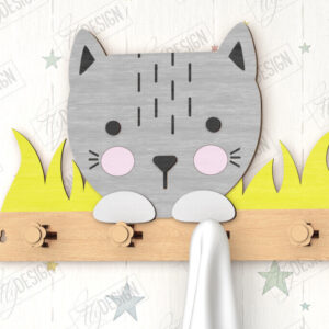 Intra απο ξύλο plywood 3mm-4mm πάχος – Κρεμάστρες τοίχου φυτωρίου ζώων κοπής με λέιζερ Δίασταση  40x30 cm INTRAFABR-122892825