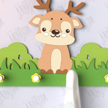 Intra απο ξύλο plywood 3mm-4mm πάχος – Κρεμάστρες τοίχου φυτωρίου με λέιζερ |CNC Δίασταση  40x30 cm INTRAFABR-123371714 - Image 1