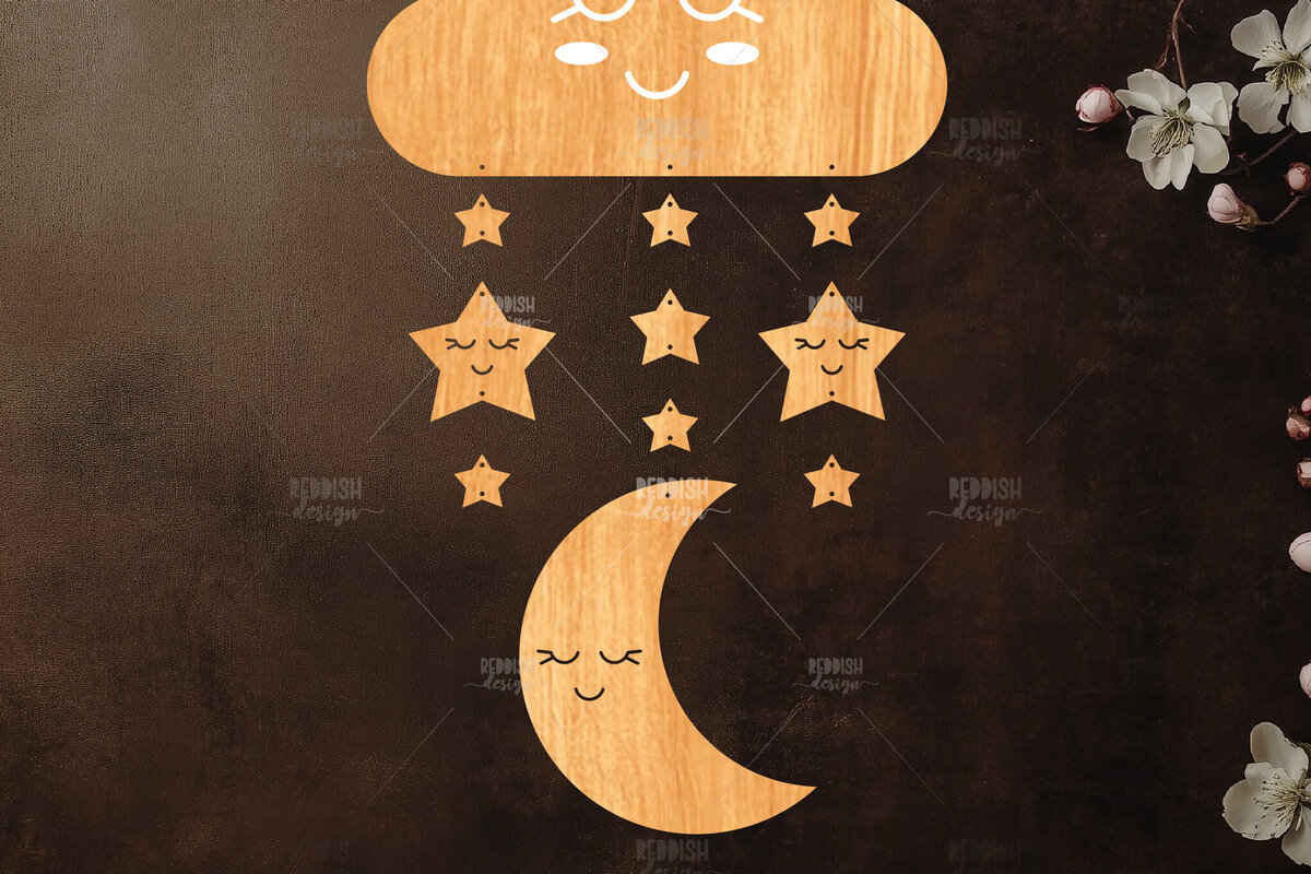 Intra απο ξύλο plywood 3mm-4mm πάχος – Nursery Dream Catcher - Ξύλινο Φυτώριο Δίασταση  20x20 cm INTRAFABR-118481230