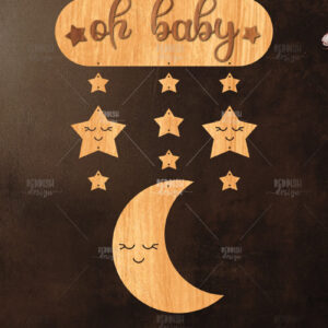 Intra απο ξύλο plywood 3mm-4mm πάχος – Nursery Dream Catcher - Ξύλινο Φυτώριο Δίασταση  20x20 cm INTRAFABR-118481246