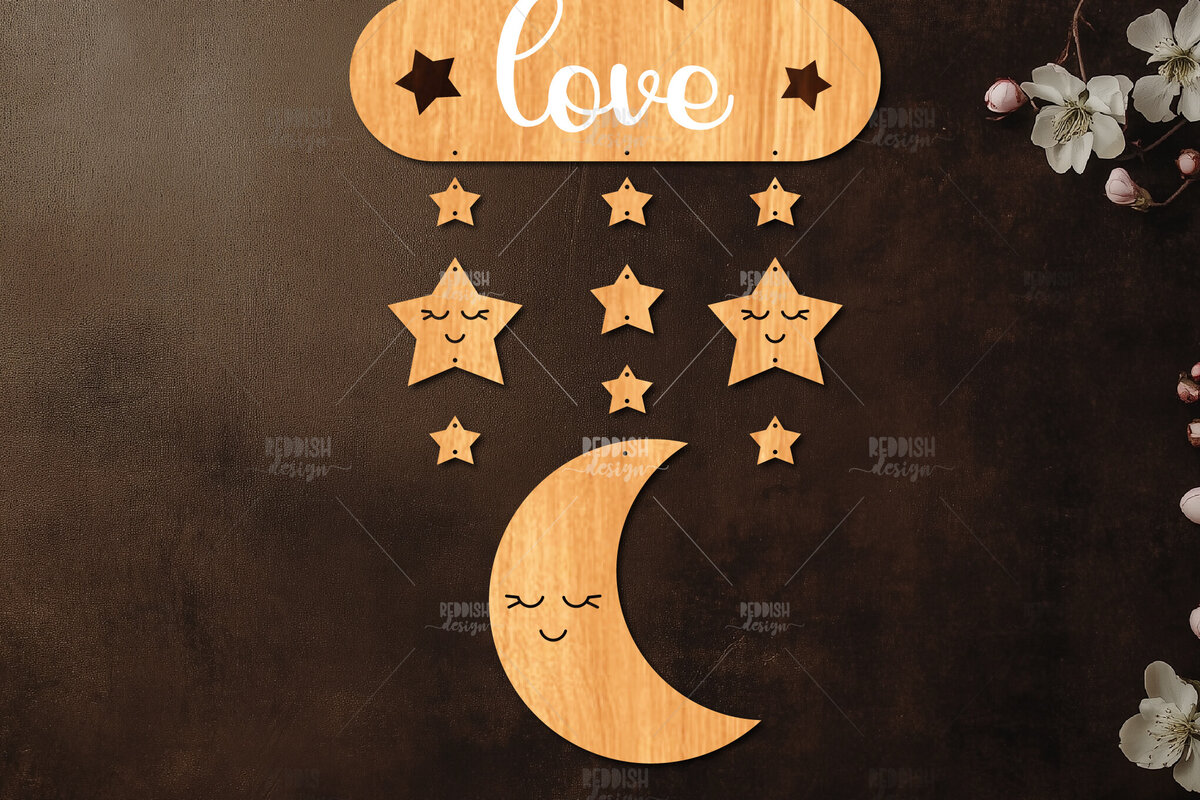 Intra απο ξύλο plywood 3mm-4mm πάχος – Nursery Dream Catcher - Ξύλινο Φυτώριο Δίασταση  20x20 cm INTRAFABR-118481206