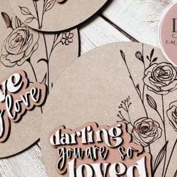 Intra απο ξύλο plywood 3mm-4mm πάχος – Πακέτο Laser Sign Nursery Δίασταση  40x30 cm INTRAFABR-71704752 - Image 4