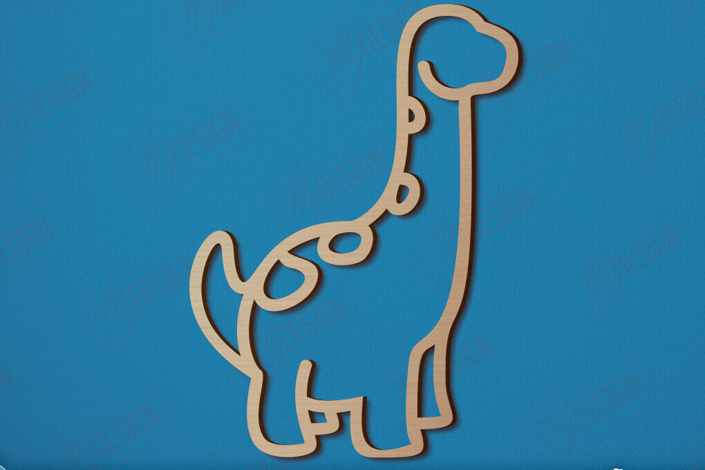 Intra απο ξύλο plywood 3mm-4mm πάχος – Διακόσμηση τοίχου νηπιαγωγείου | Dino Shape | CNC Δίασταση  40x30 cm INTRAFABR-113837690