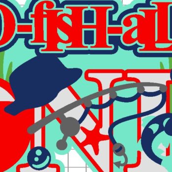 Intra απο ξύλο plywood 3mm-4mm πάχος – O Fish Allly One Cake Topper 3D Δίασταση  20x20 cm INTRAFABR-117805426 - Image 2