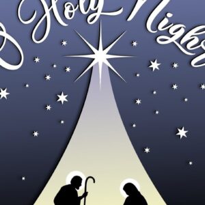 Intra απο ξύλο plywood 3mm-4mm πάχος – O Holy Night Door Hanger File Δίασταση  20x20 cm INTRAFABR-41571263