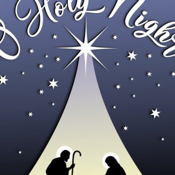 Intra απο ξύλο plywood 3mm-4mm πάχος – O Holy Night Door Hanger File Δίασταση  20x20 cm INTRAFABR-41571263 - Image 1