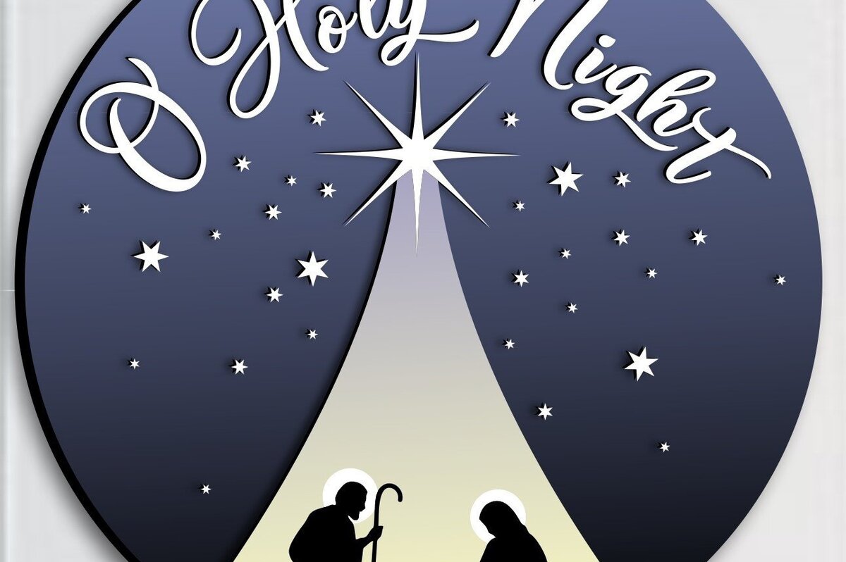 Intra απο ξύλο plywood 3mm-4mm πάχος – O Holy Night Door Hanger File Δίασταση  20x20 cm INTRAFABR-41571263