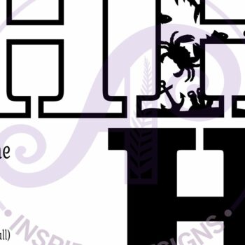 Intra απο ξύλο plywood 3mm-4mm πάχος – Ocean Large H επιστολής τοίχου 3 επιπέδων Δίασταση 40x30 cm INTRAFABR-123800404 - Image 3