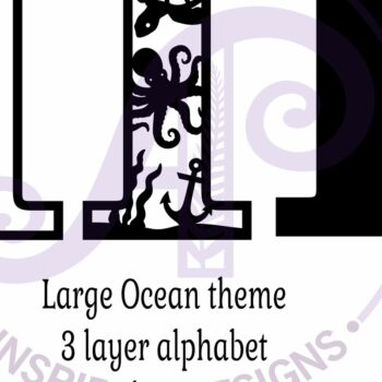 Intra απο ξύλο plywood 3mm-4mm πάχος – Ocean Large I επιστολής τοίχου 3 επιπέδων Δίασταση 40x30 cm INTRAFABR-123800410 - Image 3