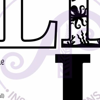 Intra απο ξύλο plywood 3mm-4mm πάχος – Ocean Large L Wall Letter 3 Layer Sign Δίασταση  40x30 cm INTRAFABR-123800466 - Image 3