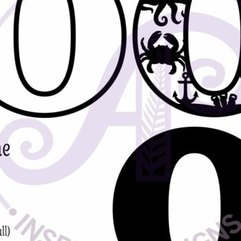 Intra απο ξύλο plywood 3mm-4mm πάχος – Ocean Large O Wall Letter επιγραφή 3 επιπέδων Δίασταση 20x20 cm INTRAFABR-123800518 - Image 3