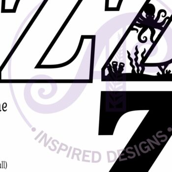 Intra απο ξύλο plywood 3mm-4mm πάχος – Ocean Large Z Wall Letter 3 Layer Sign Δίασταση  40x30 cm INTRAFABR-123800643 - Image 3