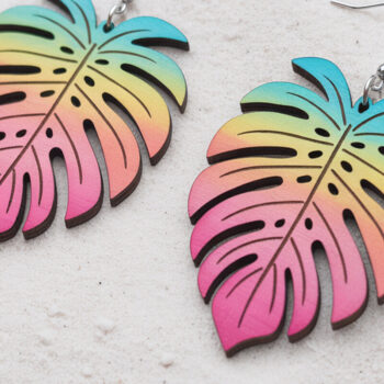 Intra απο ξύλο plywood 3mm-4mm πάχος – Πακέτο σκουλαρίκια Ocean Vibes Δίασταση  5x5 cm INTRAFABR-121578057 - Image 17