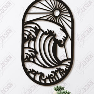 Intra απο ξύλο plywood 3mm-4mm πάχος – Ocean Wall Decor| Τέχνη τοίχου Δίασταση  40x30 cm INTRAFABR-123119202