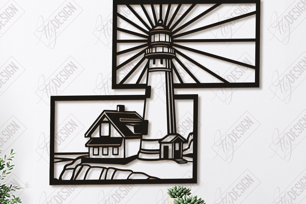 Intra απο ξύλο plywood 3mm-4mm πάχος – Ocean Wall Decor| Τέχνη τοίχου Δίασταση  40x30 cm INTRAFABR-123119208