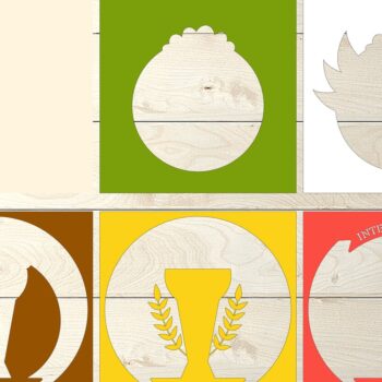 Intra απο ξύλο plywood 3mm-4mm πάχος – October Fest Shadow Box, Beer Δίασταση  20x20 cm INTRAFABR-76995294 - Image 2