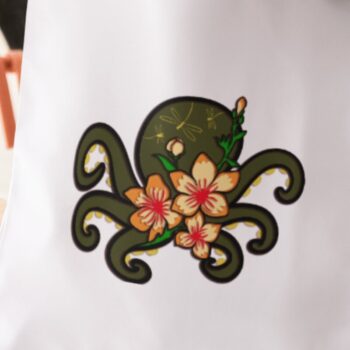 Intra απο ξύλο plywood 3mm-4mm πάχος – Octopus and Flowers Multilayers Δίασταση  20x20 cm INTRAFABR-97985224 - Image 8