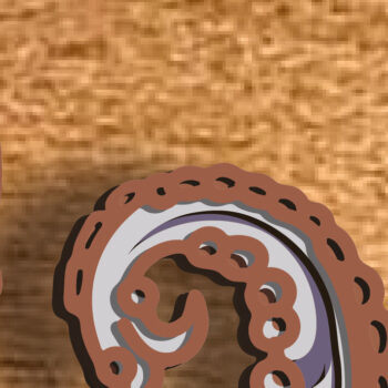 Intra απο ξύλο plywood 3mm-4mm πάχος – Octopus Multilayer/3D Octopus/Paper/ Δίασταση  20x20 cm INTRAFABR-76629484 - Image 7