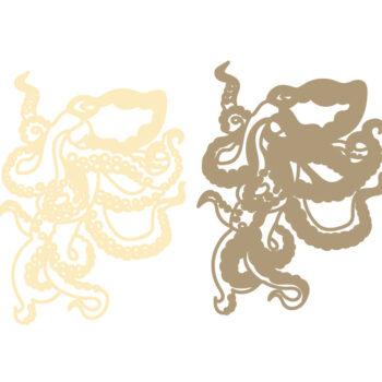 Intra απο ξύλο plywood 3mm-4mm πάχος – Octopus Multilayer/3D Octopus/Paper Δίασταση  20x20 cm INTRAFABR-66883292 - Image 2