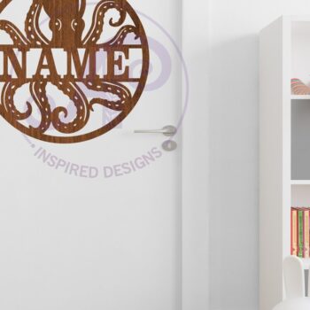 Intra απο ξύλο plywood 3mm-4mm πάχος – Octopus Name Sin Laser Δίασταση  20x20 cm INTRAFABR-109391857 - Image 3