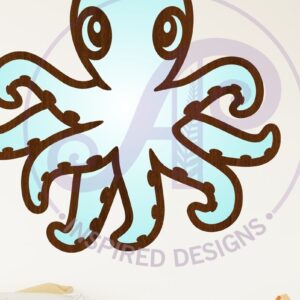 Intra απο ξύλο plywood 3mm-4mm πάχος – Τοίχο κοπής με λέιζερ με χταπόδι δύο στρώσεων Δίασταση 20x20 cm INTRAFABR-115336251