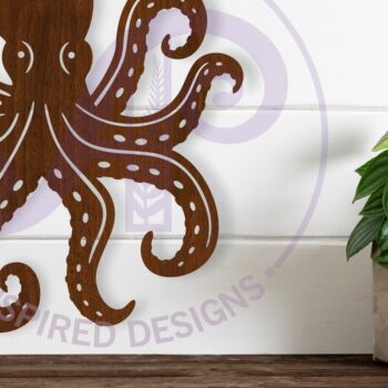 Intra απο ξύλο plywood 3mm-4mm πάχος – Επιγραφή Octopus Wall Art, Αρχείο. Διάνυσμα Δίασταση 40x30 cm INTRAFABR-109841043 - Image 1