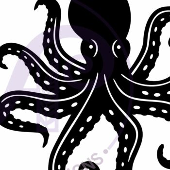 Intra απο ξύλο plywood 3mm-4mm πάχος – Επιγραφή Octopus Wall Art, Αρχείο. Διάνυσμα Δίασταση 40x30 cm INTRAFABR-109841043 - Image 3
