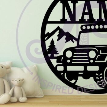 Intra απο ξύλο plywood 3mm-4mm πάχος – Πινακίδα ονόματος οχήματος εκτός δρόμου Cut Laser Δίασταση  20x20 cm INTRAFABR-100147958 - Image 2