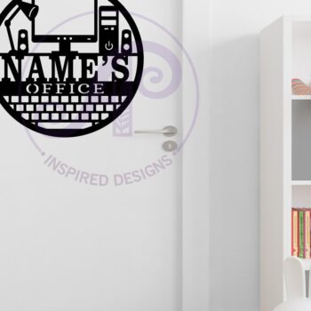 Intra απο ξύλο plywood 3mm-4mm πάχος – Ονομασία υπολογιστή γραφείου Wall Art Sign, Δίασταση 40x30 cm INTRAFABR-120530094 - Image 4