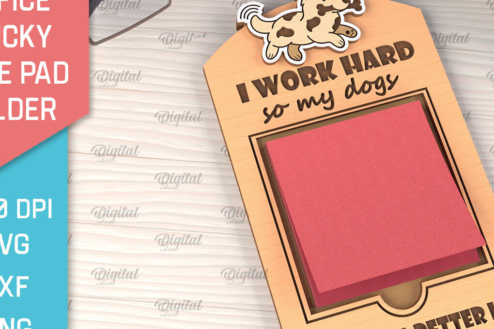 Intra απο ξύλο plywood 3mm-4mm πάχος – θήκη για κολλώδη σημειωματάρια γραφείου Δίασταση  20x20 cm INTRAFABR-102848390