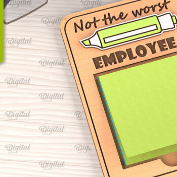 Intra απο ξύλο plywood 3mm-4mm πάχος – θήκη για κολλώδη σημειωματάρια γραφείου Δίασταση  20x20 cm INTRAFABR-102848460 - Image 6